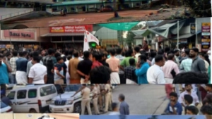 മേപ്പയ്യൂർ ടൗണിൽ  സംഘർഷം ; ലാത്തിച്ചാർജ്, നിരവധി പേർക്ക് പരിക്കേറ്റു. 