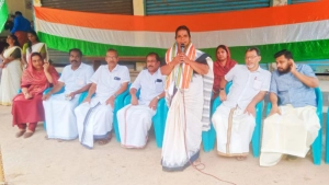 പി.സി ഷീബയുടെ പര്യടന പരിപാടിക്ക് സ്വീകരണം നൽകി