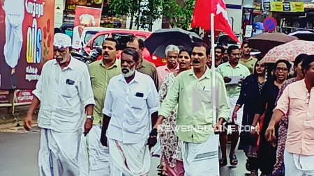  ന്യൂനപക്ഷ വേട്ടയ്ക്കെതിരെ മേപ്പയ്യൂരിൽ സി പി എം പ്രകടനം