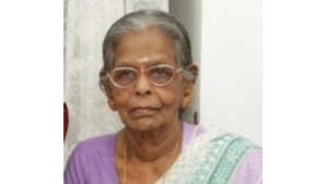  കുഴിച്ചാലിൽ അമ്മാളു അമ്മ നിര്യാതയായി. 