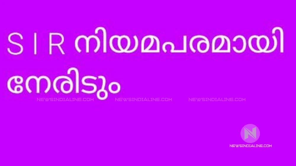 എസ്ഐആറിനെ നിയമപരമായി നേരിടും: മുഖ്യമന്ത്രി