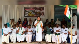 മേപ്പയ്യൂരിൽ യു ഡി എഫ്  പ്രചാരണത്തിന് ഗതിവേഗം കൂട്ടി    കുറ്റവിചാരണ യാത്ര  